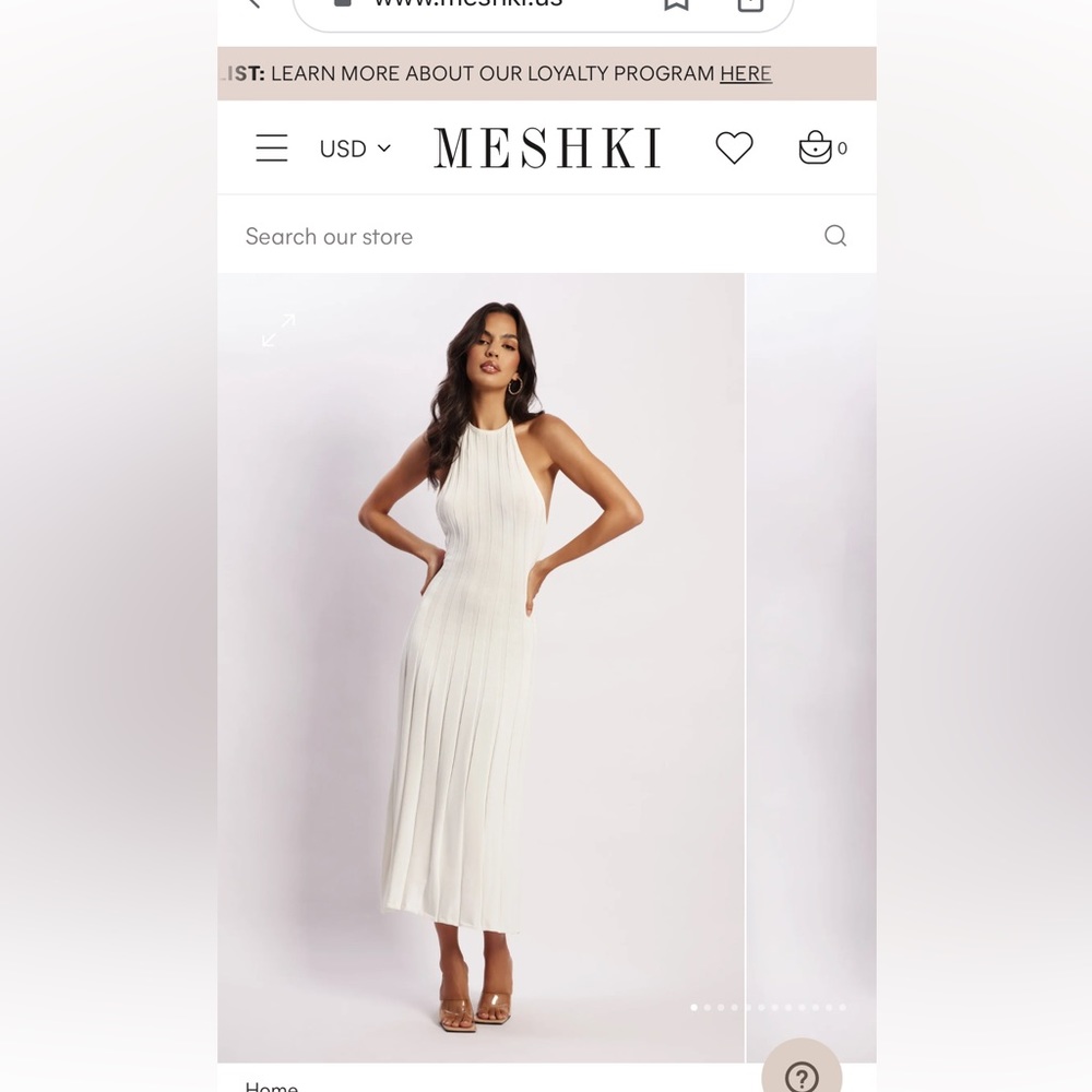 COPY - White MIDI dress